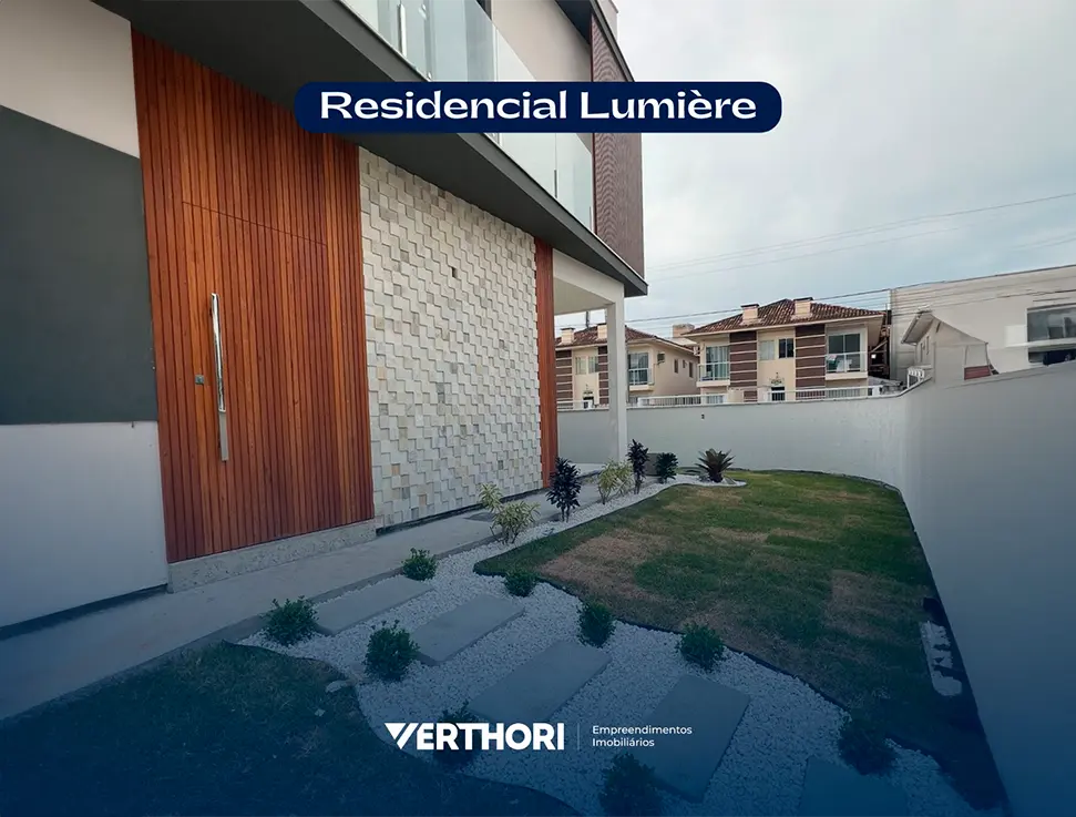 Fachada do Residencial Lumière, empreendimento entregue pela Verthori